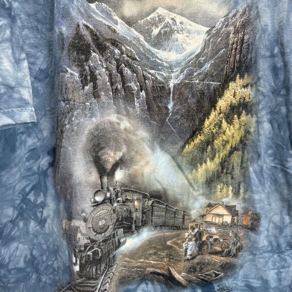 The Mountain Mt Hood Railroad 1999 Ted Blaylock Mens XL Vintage Shirt - Picture 14 of 15